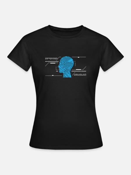 Computer - Frauen T-Shirt - Schwarz