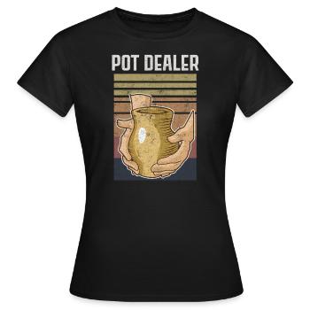 Potters potters clay - Women's T-Shirt - black - Front - AI Model Female 172 dark (172cm)