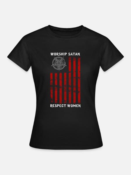front 69101603191548027 - Frauen T-Shirt - Schwarz