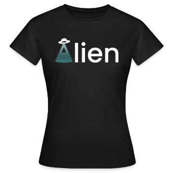Étranger - T-shirt Femme - noir - Devant - AI Model Female 172 dark (172cm)
