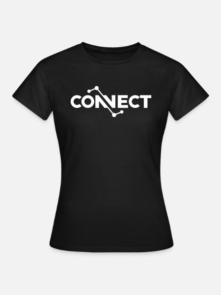 Connect - Frauen T-Shirt - Schwarz