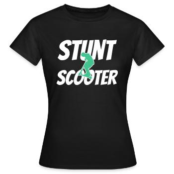 Cascade de scooter - T-shirt Femme - noir - Devant - AI Model Female 172 dark (172cm)