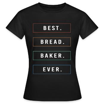 Baker Baker Baking - Women's T-Shirt - black - Front - AI Model Female 172 dark (172cm)