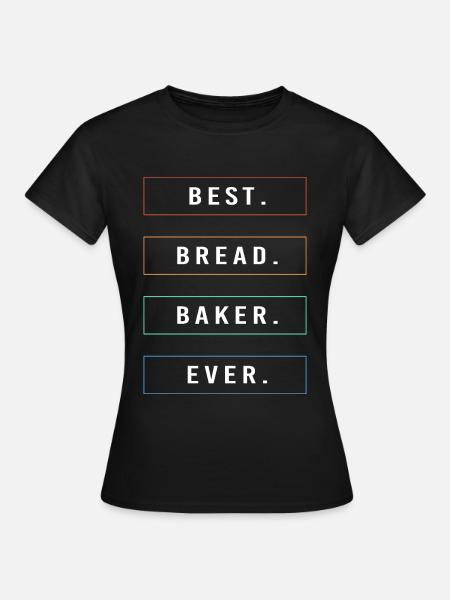 Bäcker Bäckerin Backen - Frauen T-Shirt - Schwarz