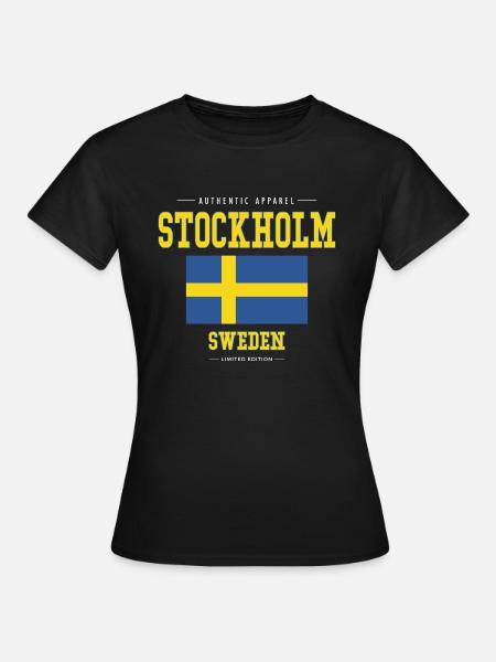 Stockholm - T-shirt Femme - noir