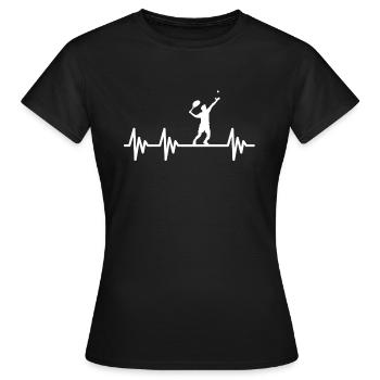 Tennis Is Live - T-shirt Femme - noir - Devant - AI Model Female 172 dark (172cm)