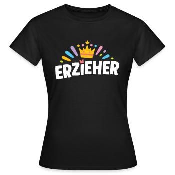 Erzieher-Kollege Danke! Anerkennung Dankbarkeit - Frauen T-Shirt - Schwarz - Vorne - AI Model Female 172 dark (172cm)