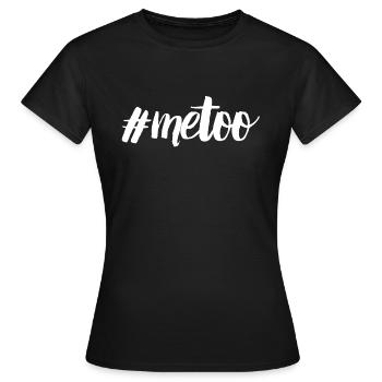 me Too - T-shirt Femme - noir - Devant - AI Model Female 172 dark (172cm)