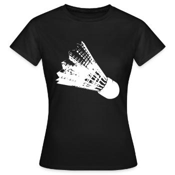 Federball - Frauen T-Shirt - Schwarz - Vorne - AI Model Female 172 dark (172cm)