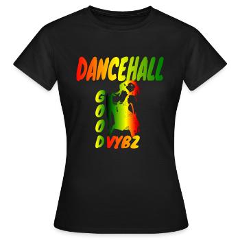 Dancehall Vybz - Women's T-Shirt - black - Front - AI Model Female 172 dark (172cm)