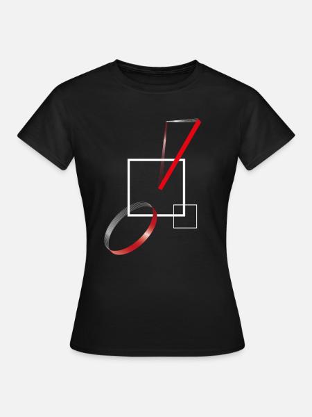 Geometry Seventy - Frauen T-Shirt - Schwarz