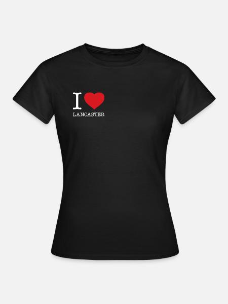 I love Lancaster - Frauen T-Shirt - Schwarz