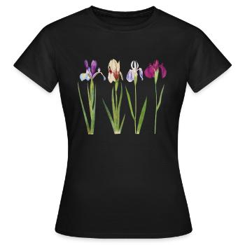 Iris - T-shirt Femme - noir - Devant - AI Model Female 172 dark (172cm)