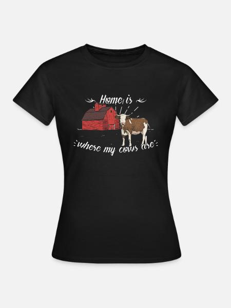 vaches - T-shirt Femme - noir