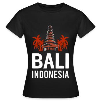 Bali - T-shirt Femme - noir - Devant - AI Model Female 172 dark (172cm)