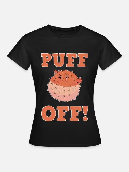 Kugelfisch - Frauen T-Shirt - Schwarz