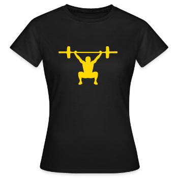 Snatch yellow - Women's T-Shirt - black - Front - AI Model Female 172 dark (172cm)