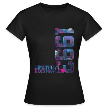 33. GEBURTSTAG 33 JAHRE LIMITED EDITION 1993 - Frauen T-Shirt - Schwarz - Vorne - AI Model Female 172 dark (172cm)