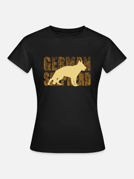 Berger allemand - T-shirt Femme - noir