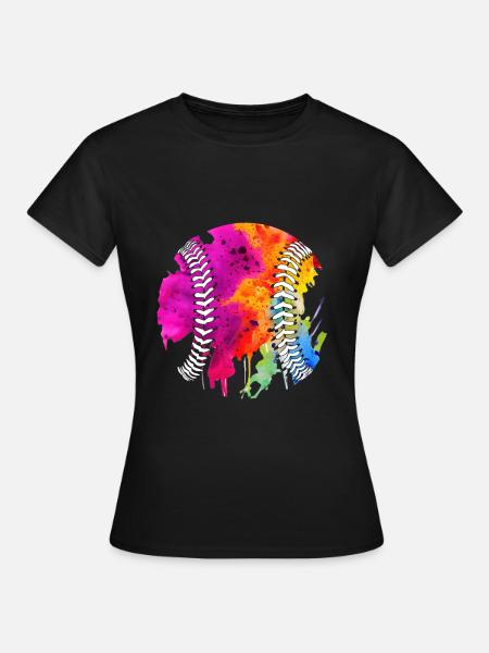 BASEBALLSPIELER BASEBALL - Frauen T-Shirt - Schwarz