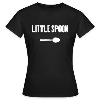 Little Spoon - Women's T-Shirt - black - Front - AI Model Female 172 dark (172cm)