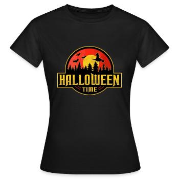 Halloween - T-shirt Femme - noir - Devant - AI Model Female 172 dark (172cm)