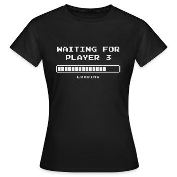 Jeu du futur père - T-shirt Femme - noir - Devant - AI Model Female 172 dark (172cm)