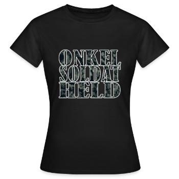 Oncle soldat héros - T-shirt Femme - noir - Devant - AI Model Female 172 dark (172cm)
