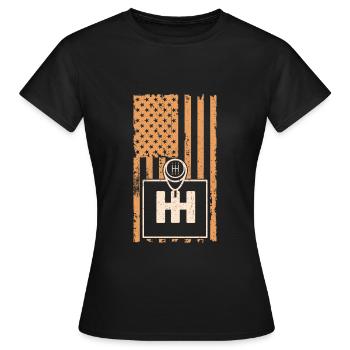 Car manual transmission gear shift - Women's T-Shirt - black - Front - AI Model Female 172 dark (172cm)