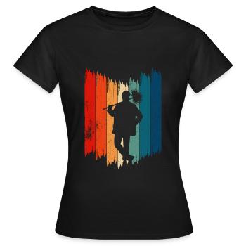 Chimney Sweep Retro Chimney Sweep - Women's T-Shirt - black - Front - AI Model Female 172 dark (172cm)