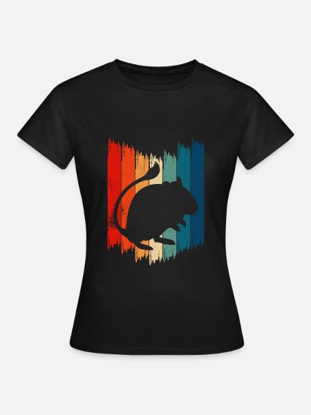 Vintage Gerbils Retro Gerbil - Women's T-Shirt - black