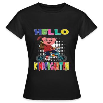 Kindergarten Child Kindergarten Gift - Women's T-Shirt - black - Front - AI Model Female 172 dark (172cm)