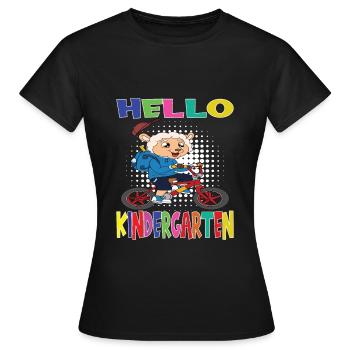 Kindergarten Child Kindergarten Gift - Women's T-Shirt - black - Front - AI Model Female 172 dark (172cm)