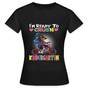 Kindergarten Child Kindergarten Gift - Women's T-Shirt - black - Front - AI Model Female 172 dark (172cm)