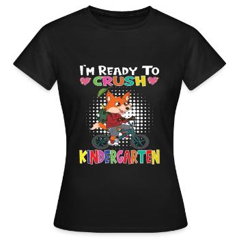 Kindergarten Child Kindergarten Gift - Women's T-Shirt - black - Front - AI Model Female 172 dark (172cm)