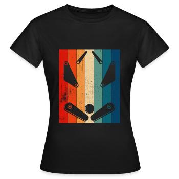 Pinball Machine Pinball Machine - Women's T-Shirt - black - Front - AI Model Female 172 dark (172cm)