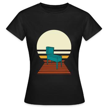 Pinball Machine Pinball Machine - Women's T-Shirt - black - Front - AI Model Female 172 dark (172cm)