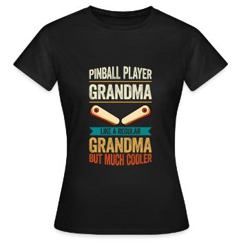 Pinball Machine Pinball Machine - Women's T-Shirt - black - Front - AI Model Female 172 dark (172cm)
