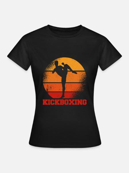 Kickboxen Kickboxer Kickboxing - Frauen T-Shirt - Schwarz