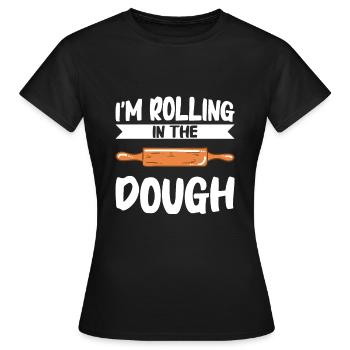 Baking Bread Bakery Bakery Bread Making - Women's T-Shirt - black - Front - AI Model Female 172 dark (172cm)