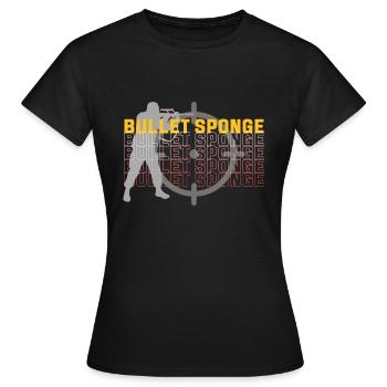 Gaming shirts Bullet Sponge - Women's T-Shirt - black - Front - AI Model Female 172 dark (172cm)
