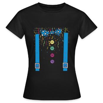 Carnival Costume Carnival Carnival - Women's T-Shirt - black - Front - AI Model Female 172 dark (172cm)