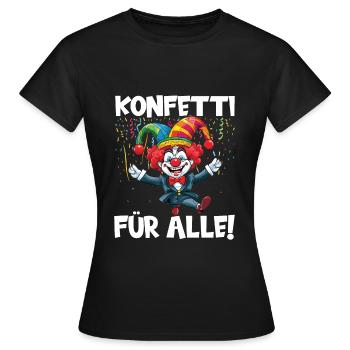 Carnival Costume Carnival Carnival - Women's T-Shirt - black - Front - AI Model Female 172 dark (172cm)