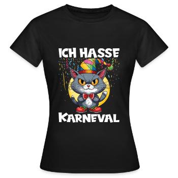 Carnival Costume Carnival Carnival - Women's T-Shirt - black - Front - AI Model Female 172 dark (172cm)