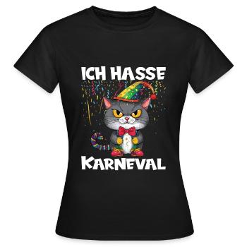 Carnival Costume Carnival Carnival - Women's T-Shirt - black - Front - AI Model Female 172 dark (172cm)