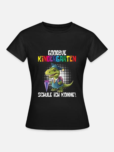 School Enrollment Dino Back to School - Women's T-Shirt - black