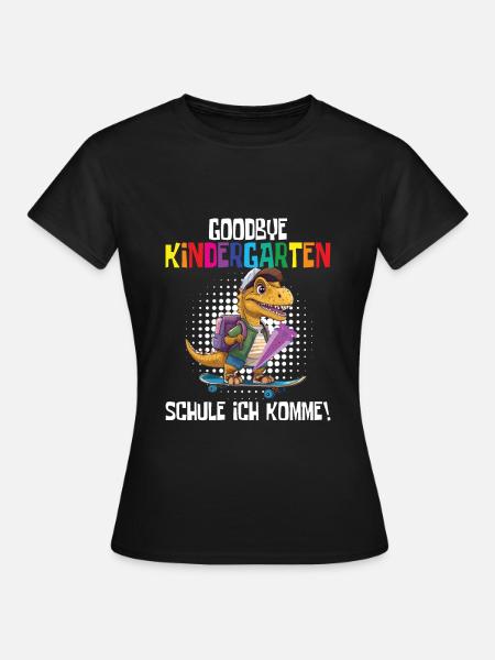 School Enrollment Dino Back to School - Women's T-Shirt - black