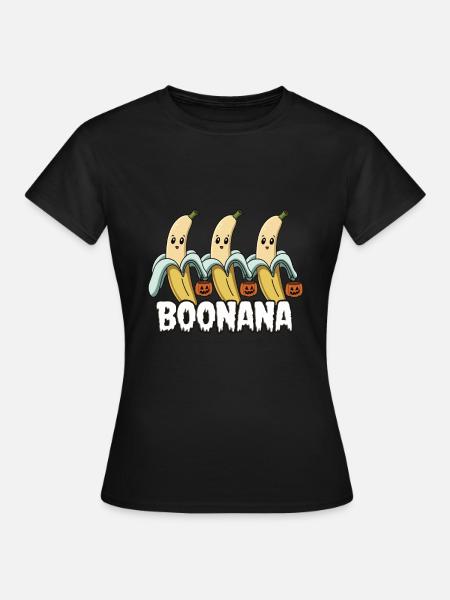 Halloween Boonana Halloween Geist - Frauen T-Shirt - Schwarz