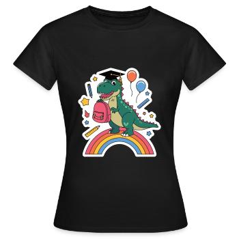 100e jour d’école 100 jour d’école des enfants - T-shirt Femme - noir - Devant - AI Model Female 172 dark (172cm)