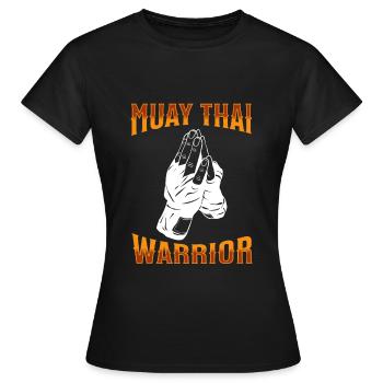 Muay Thai Boxe Muay Thai - T-shirt Femme - noir - Devant - AI Model Female 172 dark (172cm)